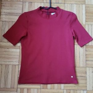 Abercrombie & Fitch Slim Mockneck Tee